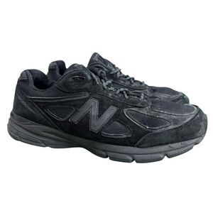 New Balance 990V4 Triple Black Running Shoes M990BB4 Men Size 14 4E Made in the